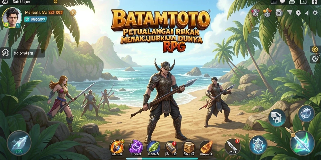 Tampilan gameplay RPG yang menarik dan mendebarkan dalam BATAMTOTO.