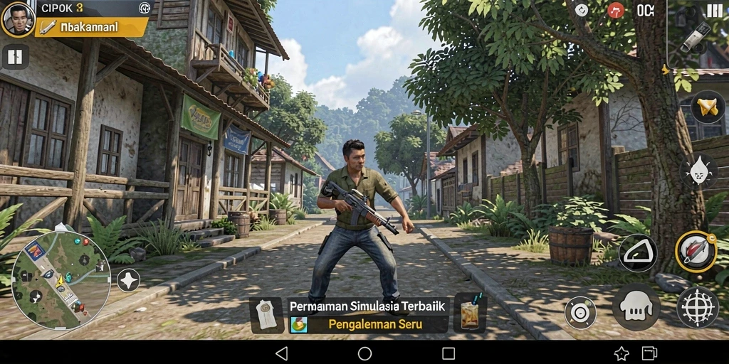 Screenshot dari gameplay menarik di CIPOK dengan grafis memukau.