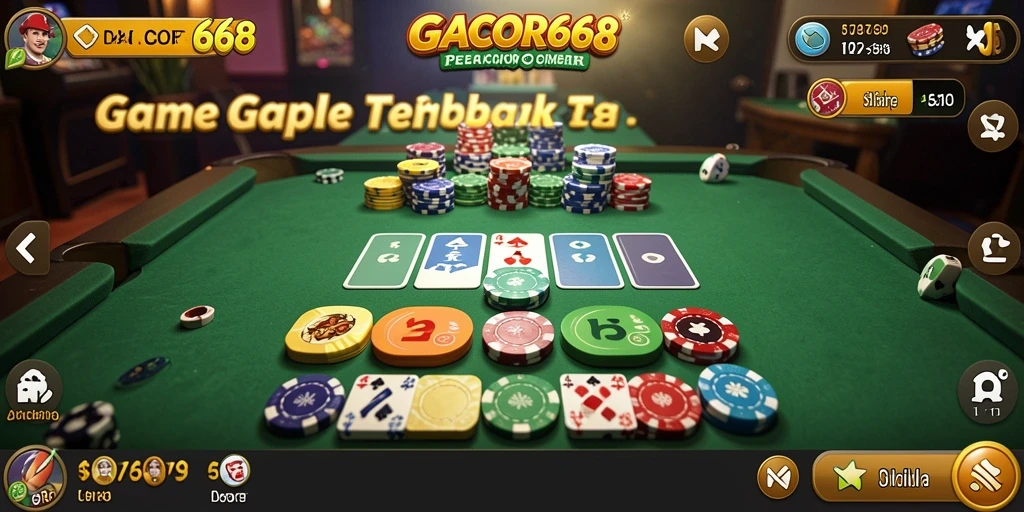 Tampilan gameplay GACOR668 yang seru dan interaktif.