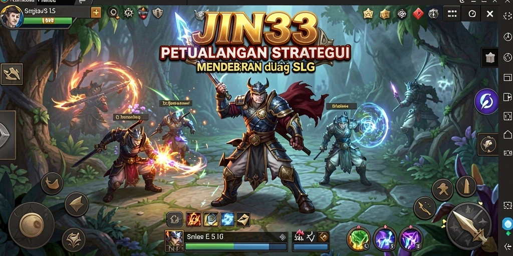 Tampilan gameplay JIN33 yang mendebarkan dan penuh strategi.