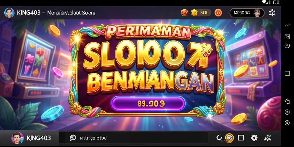 Tampilan gameplay KING403 yang mendebarkan di dunia Slot.