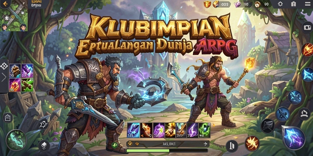 Tampilan gameplay seru dalam KLUBIMPIAN yang penuh petualangan.