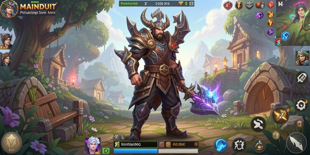 Gameplay seru dan menantang dalam MAINDUIT ARPG.
