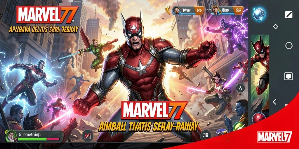 Tampilan utama <strong>MARVEL77</strong> yang menunjukkan fitur-fitur Utility.