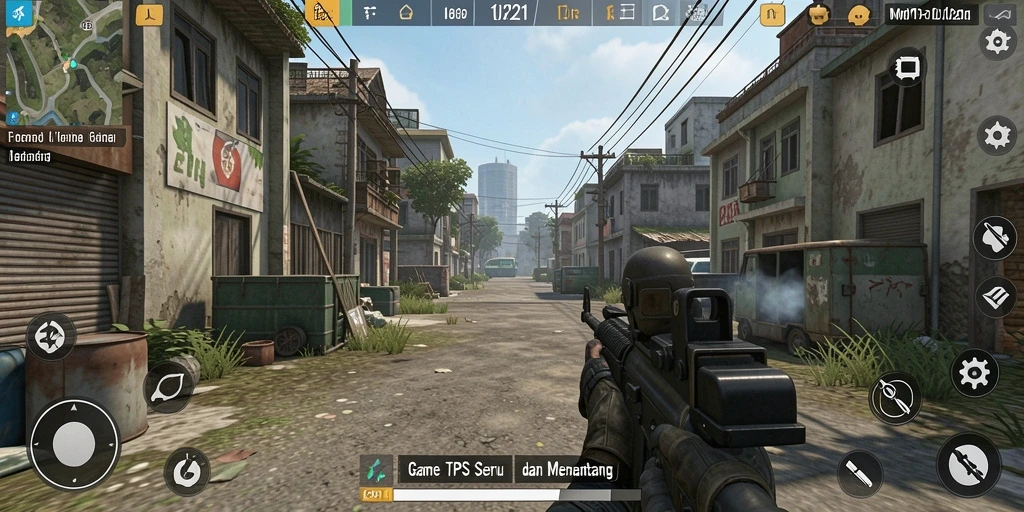Tampilan screenshot menarik dari gameplay intens MPO2121.