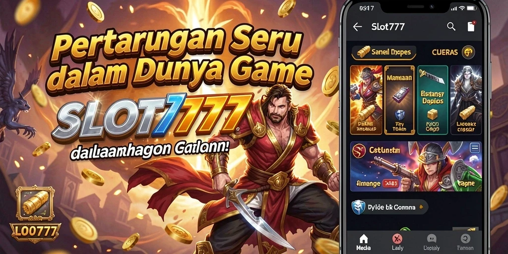 Gameplay SLOT777 yang intens dan mendebarkan dalam pertarungan.