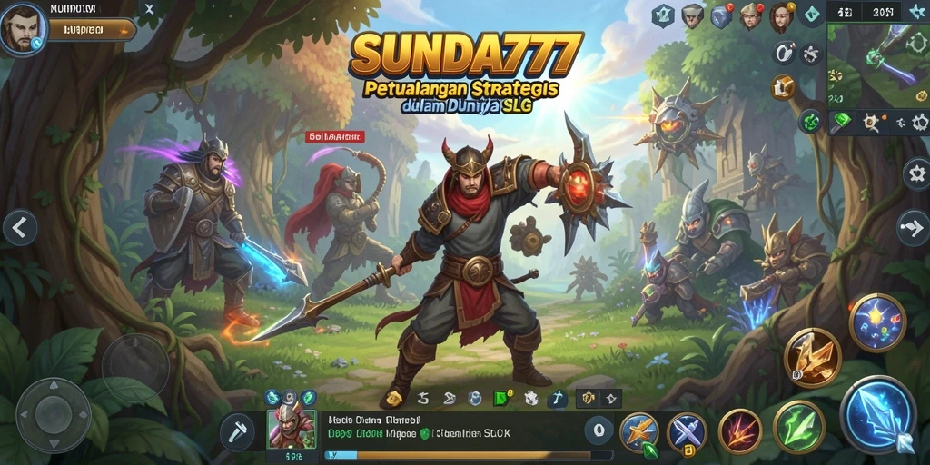 Tampilan gameplay SLG yang mendebarkan dan strategis.