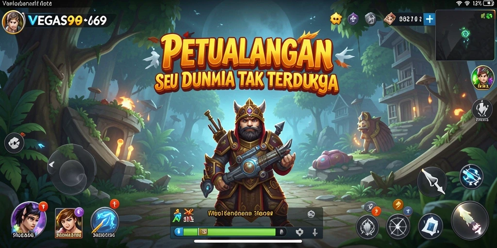 Tampilan gameplay petualangan dengan grafis menakjubkan di VEGAS969.