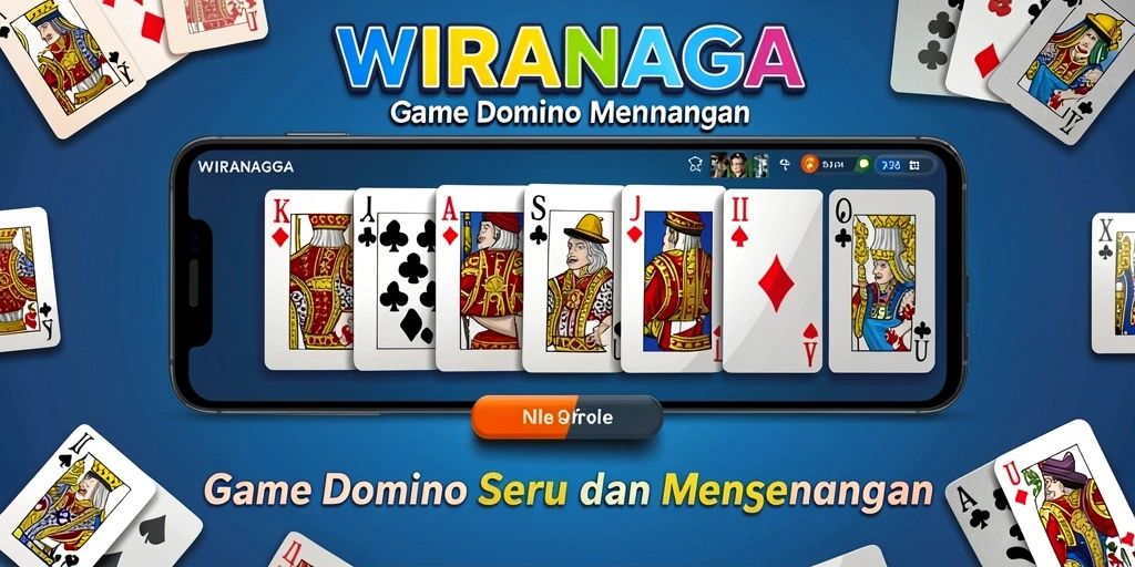 Screenshot gameplay WIRANAGA menampilkan permainan Domino yang seru.